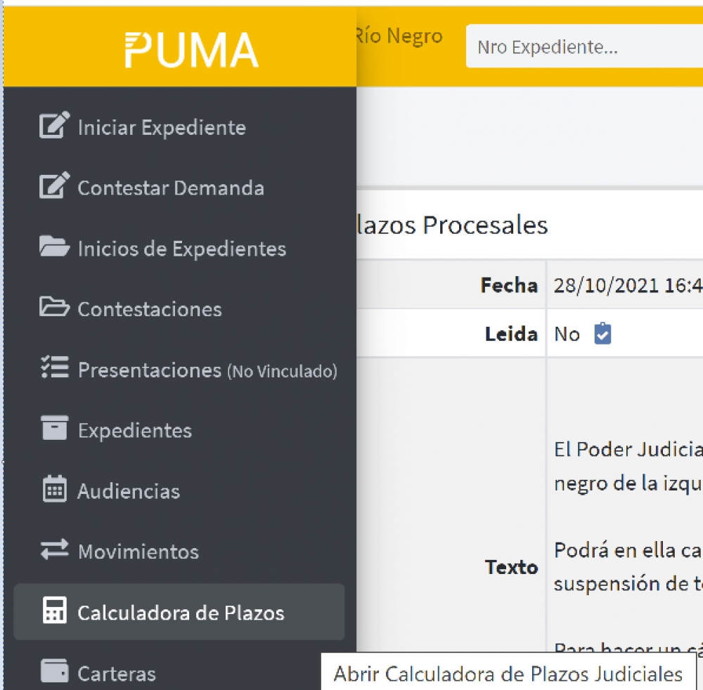 Servicios web en el Poder Judicial: está funcionando la calculadora de plazos procesales