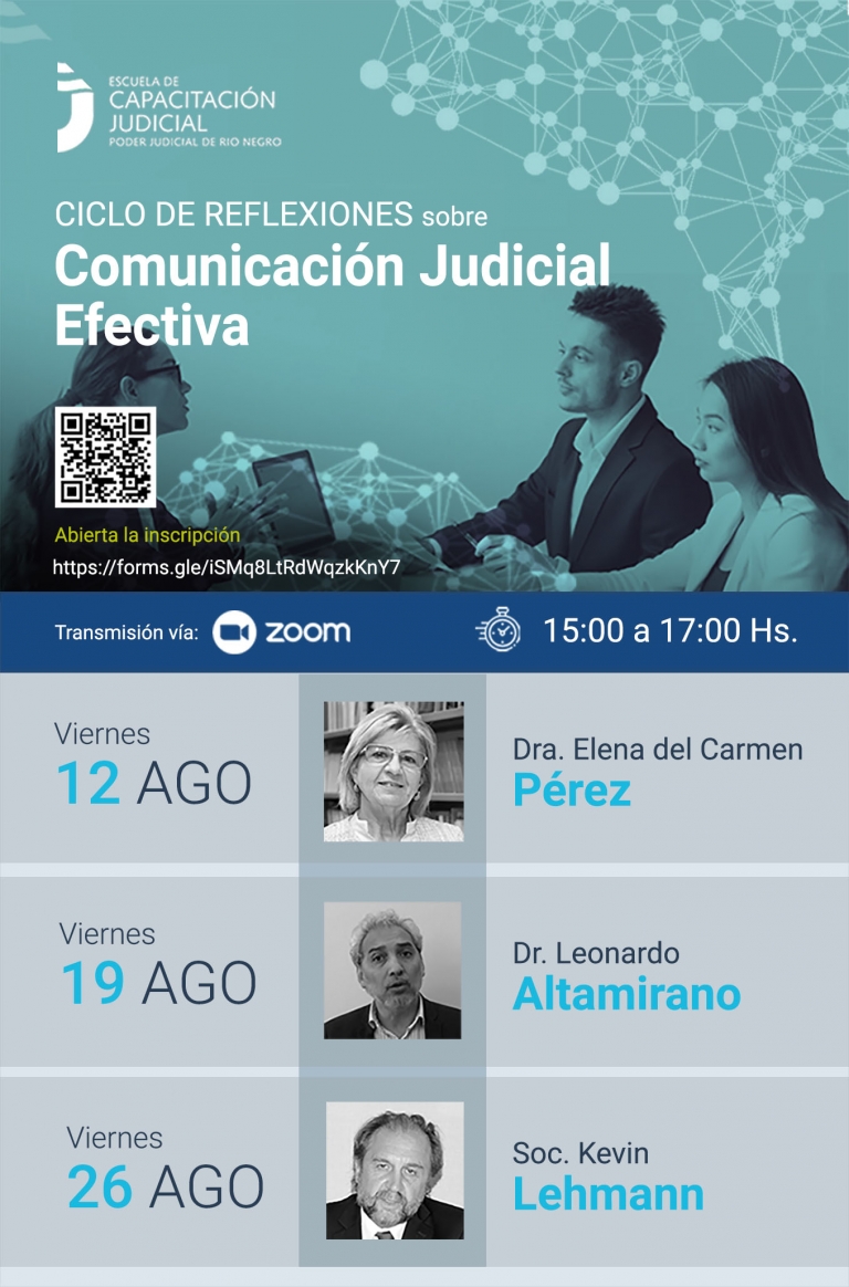 Comienza el ciclo de reflexiones sobre “Comunicación Judicial Efectiva”